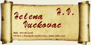 Helena Vučkovac vizit kartica